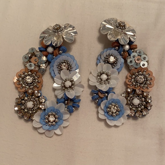 Mignonne Gavigan Blue/Silver Elyse Earrings - Picture 2 of 4